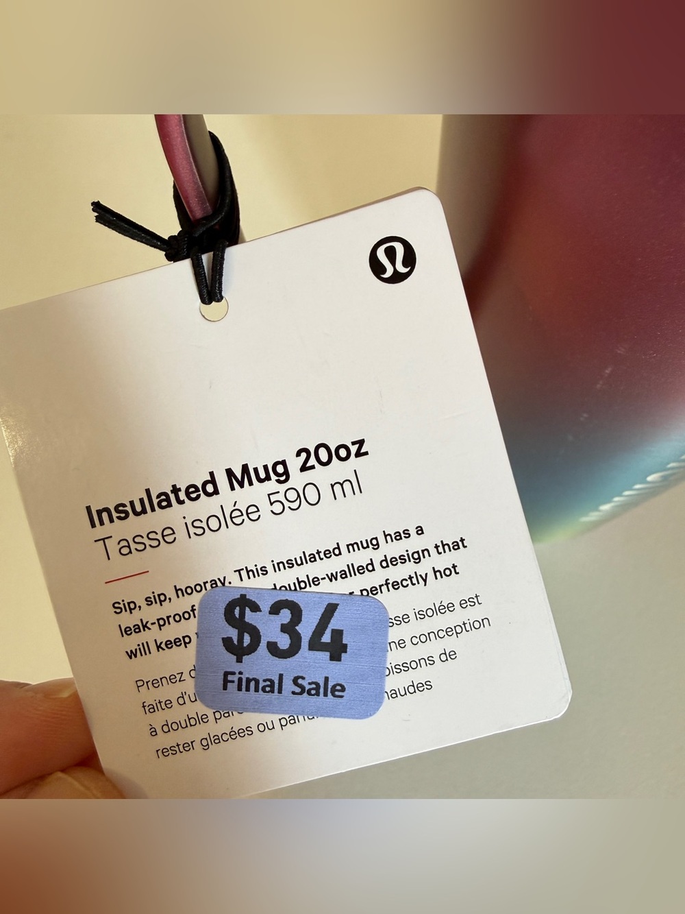 lululemon Insulated mug 20oz - Picture 7 of 9